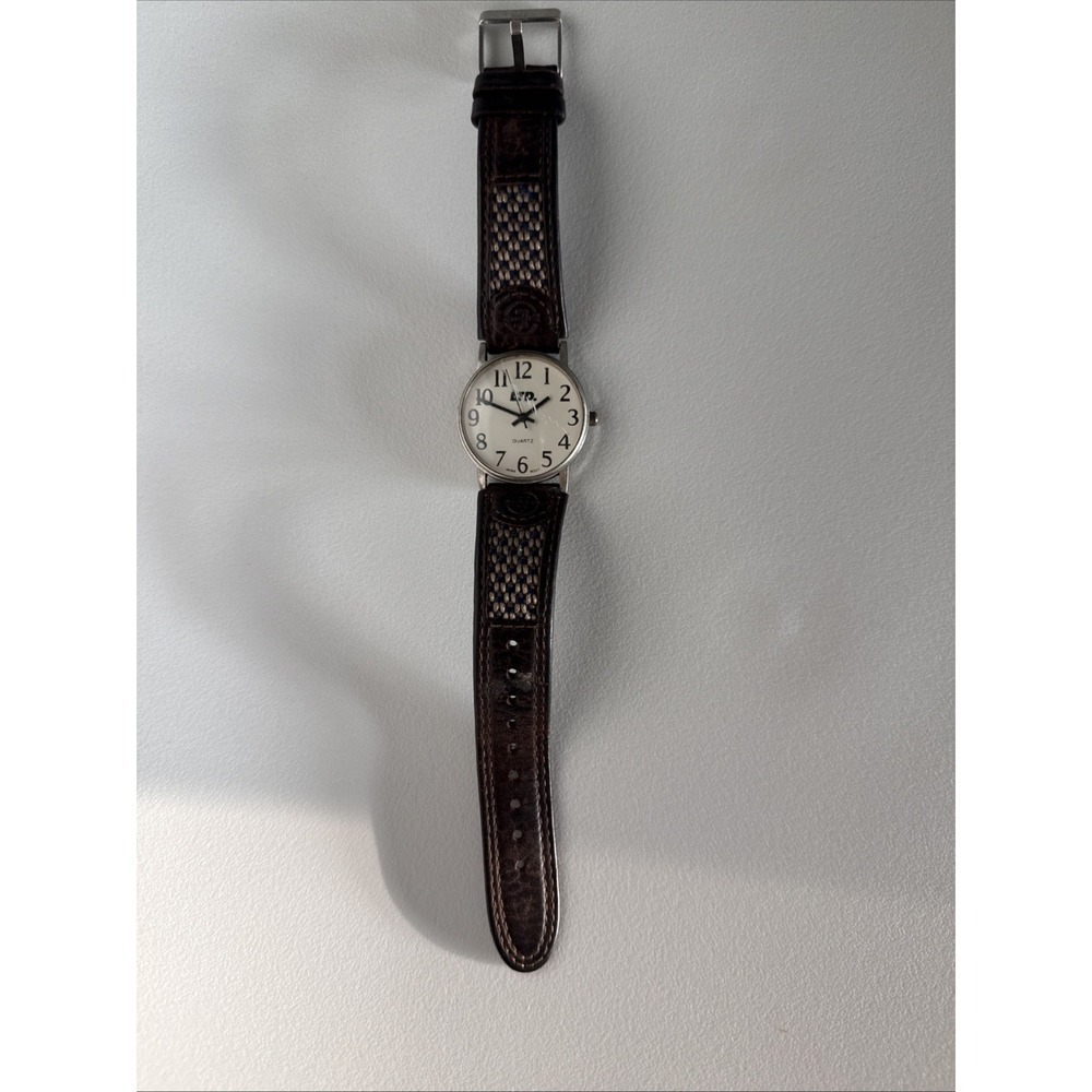 Watch ADVANCE LTD Quartz 22-23303BWX Japan Movt As Is Leather Band